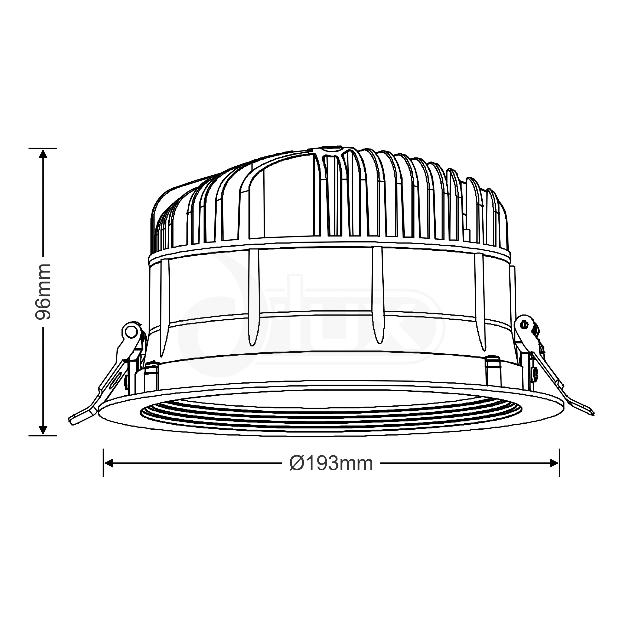 Bire 35 Recessed Ceiling Luminaires Dlux Round Recess Ceiling